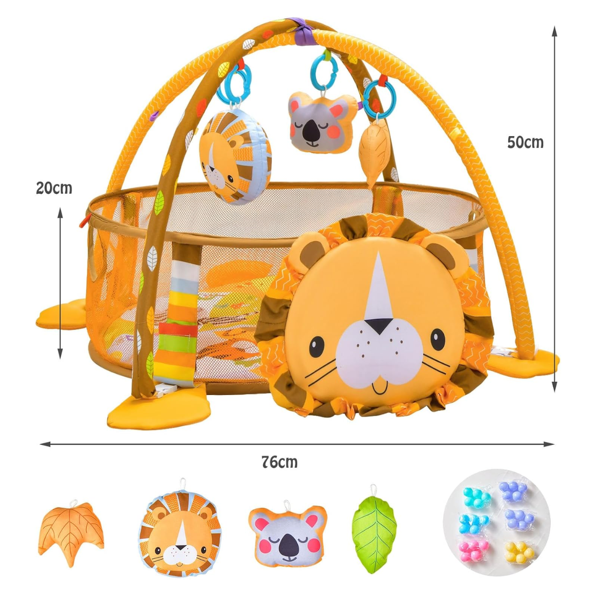 Miniatura 5 de Gimnasio corral para bebé 4 en 1